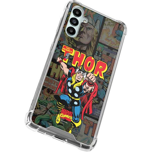 Marvel Classic Comics The Mighty Thor Vintage Galaxy A15 5G Clear Case